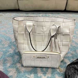 Michael Kors basket weave bag